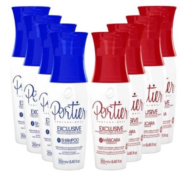Imagem de Kit C/4 Progressiva Portier Exclusive Professional 250ml Original!