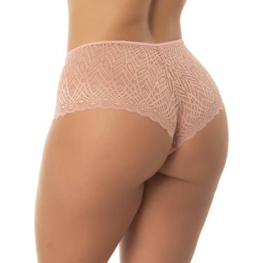 Imagem de Kit 5 Calcinhas Em Renda Tanga Shortinho Sexy Lingerie Luxo