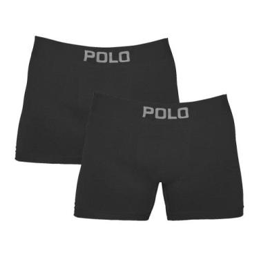 Imagem de Kit 2 Cuecas Boxer Polo 781 Algodão Sortido - POLO STAR, Preto, M