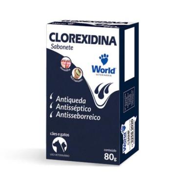 Imagem de Sabonete World Dug's Clorexidina para Cães e Gatos 80g - PHARMALOGIC