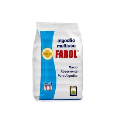 Imagem de Algodão Hidrófilo Multiuso 50G - FAROL