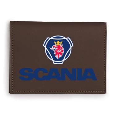 Imagem de Carteira Porta Cartão P/Rg Cnh Cédulas Cartões Para Scania