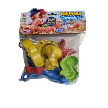 Imagem de Kit Praia e Areia com Forminhas para Modelar 10 Peças - Company kids