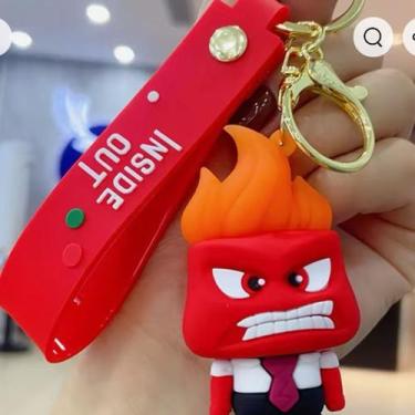 Imagem de Chaveiro Divertidamente 2 Emoções Alegria Raiva Medo Nojo Tristeza Vár