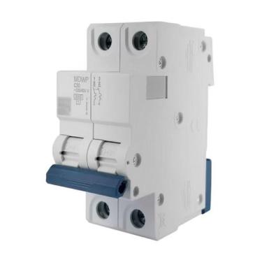 Imagem de Disjuntor Weg Bipolar Din 50A Curva C MDWP-C50 2 Polos