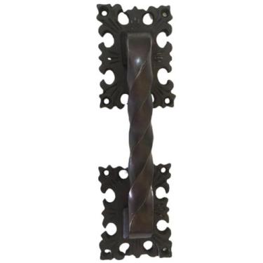 Imagem de Puxador Em Bronze Colonial Rústico Gigante 22 Cm Casa Porta - Wilmil