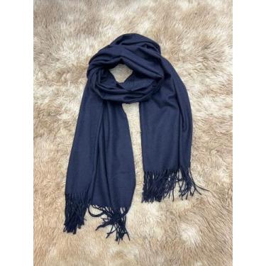 Imagem de Lenco Cachecol Echarpe Grosso Lisa Basica Importado Tamanho 190x72cm p