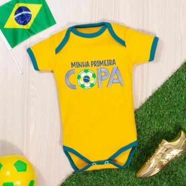 Imagem de Body curto copa em suedine para bebê - Era Uma Vez, 6-9M