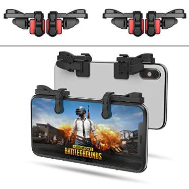 Imagem de 【2 pares】 Controle móvel para jogos IFYOO Z108 compatível com PUBG Mobile/Fortnitee Mobile/Call of Duty Mobile, Sensitive Shoot e Aim Trigger L1R1 compatível com Android e iPhone