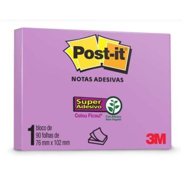 Imagem de Bloco Post-It 657 - Amarelo - Com 90 Folhas - 3M
