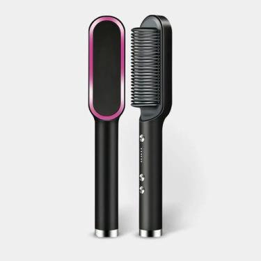Imagem de Escova Profissional 5 em 1 Modela Alisa Hidrata Anti-Frizz - Compre Já