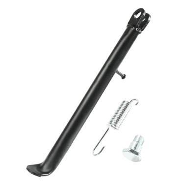 Imagem de VARGTR Suporte de bicicleta suja, suporte de motocicleta, acessórios de carro, suporte de bicicleta suja, mini suporte de bicicleta com mola, suporte lateral de motocicleta para Dirt Pit Bike 70cc