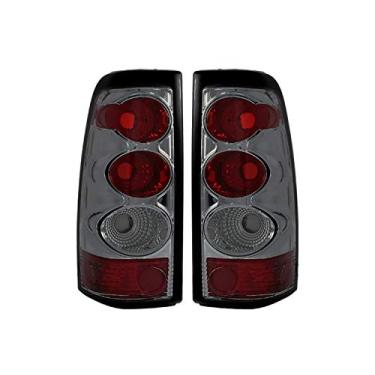 Imagem de AnzoUSA 211159 Lanterna traseira fumê para Chevrolet Silverado - (vendido em pares)