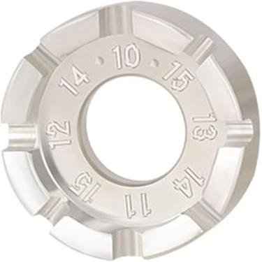 Imagem de JJLFresheners Silver Bike Spoke Correction Wrench 8 Grooves Manutenção Anti-corrosão Universal Bicycle Spoke Wrench Acessórios de bicicleta Componentes e peças de bicicleta