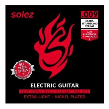 Imagem de Encordoamento Guitarra Solez 0.9 Slg9 Extra L Cordas Extras
