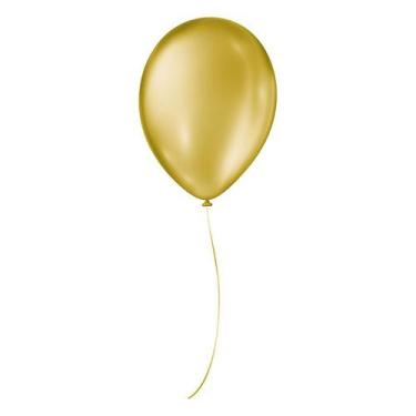 Imagem de Balão de Festa Cintilante - Cores - 05" 12cm - 25 Unidades - Balões Sã