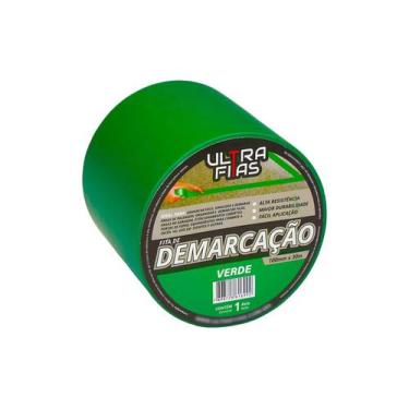 Imagem de Fita Demarcação Pvc 100mm X 30m Sinalização Cores Variedades - Ultra F