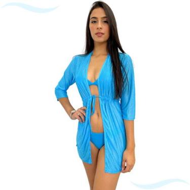 Imagem de Saida De Praia Camisete Ajustável C/Transparência Moda 2024 - HYPE MOD