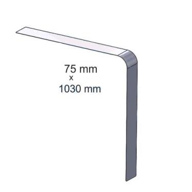 Imagem de Aplique Cinta Tanque 75x1030 Para Scania - Espelhado - Venka