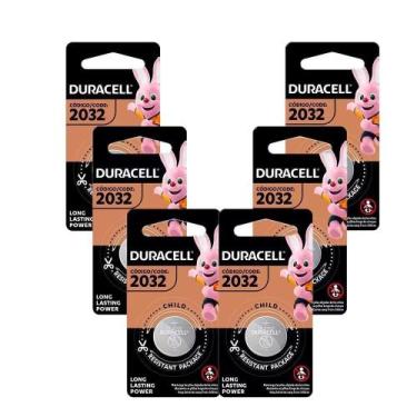 Imagem de 6 Pilhas Bateria Duracell Cr2032 3v Lítio Bateria Moeda