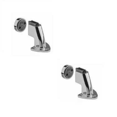 Imagem de Kit c/ 2 prendedor fixador batedor porta magnético 808 imab cromado im