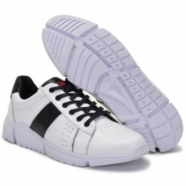 Imagem de Tênis Masculino Couro Sapatênis Casual Confort - Oplay, 40