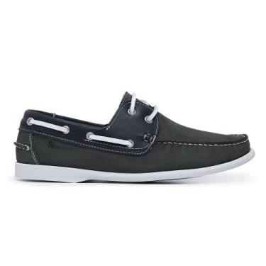 Imagem de Sapato Mocassim Dockside Couro Masculino Viena Confort - Schiareli, 40