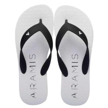 Imagem de Chinelo Aramis Lines Branco, 40, Branco, Preto