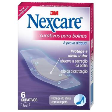 Imagem de Curativo A Prova D`Água Bolha Transparente 6 Un Nexcare