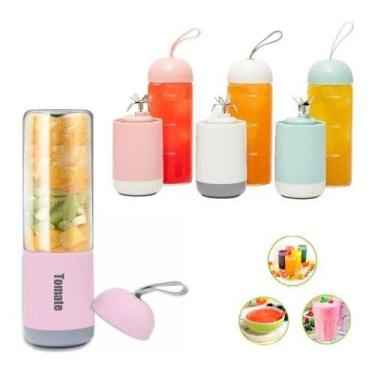 Imagem de Liquidificador Portátil Vidro Tomate Maz-007 330 Ml Com Usb
