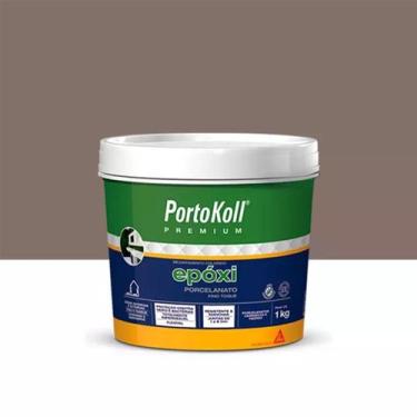 Imagem de Rejunte Portokoll Epóxi 1kg Cinza Ártico - 100168