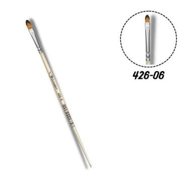 Imagem de Pincel Condor 426-06 Língua de Gato Sintético Cabo Curto