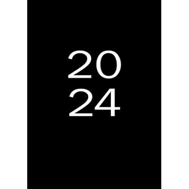Imagem de Agenda Journalier 2024: Restez Organisé du 1er janvier 2024 au 31 décembre 2024 | Pages de Contacts, Emplois du Temps, Journal de Mots de Passe, Jours Fériés, Anniversaires et Bien Plus Encore !