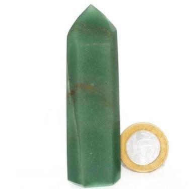 Imagem de Ponta Quartzo Verde 4 a 5 cm 50 g Pedra Natural Tipo B - CristaisdeCur