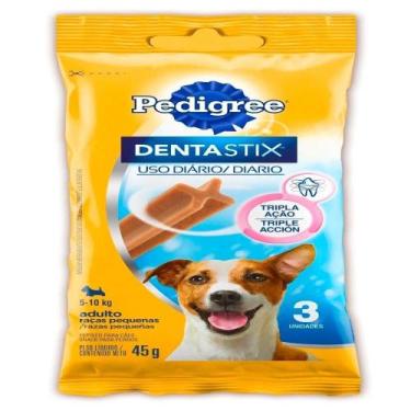 Imagem de Ração Pedigree Dentastix Raças Pequenas com 3 Sticks 45g - Embalagem c