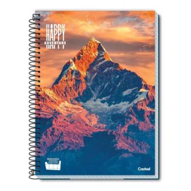 Imagem de Caderno Universitário Happy 96 Folhas 1 Matéria Credeal C/4 Unid.