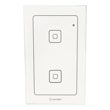Imagem de Interruptor Wifi Outmat 2 Touch Acenda E Apague Pelo Celular