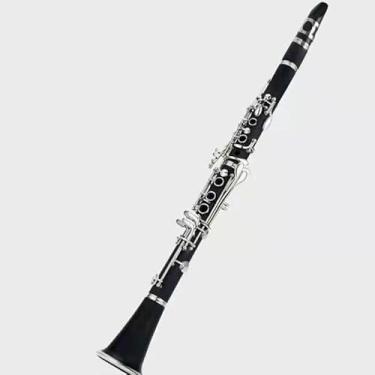 Imagem de Clarinete estudante clarinete baquelite b plana ébano clarinete tocando, madeira sintética YCL-450
