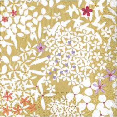 Imagem de Guardanapos de coquetel de renda floral Entertaining with Caspari, caixa com 40