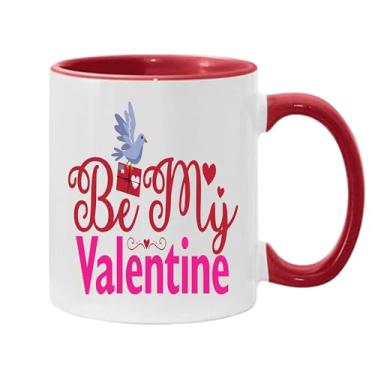 Imagem de SpreadPassion Caneca de café Be My Valentine, presente para namorado e namorada, presente de dia dos namorados, presente para amante dos namorados, presente para marido e esposa, ideia de presente de