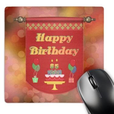 Imagem de 3drose Banner Happy 85th Birthday com presentes e balões - Mouse pad