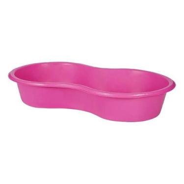 Imagem de Caixa Plástica Multiuso Afort Feijão Rosa 100 Litros