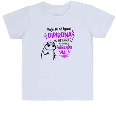 Imagem de Camiseta Infantil Hoje tô igual a Dipi Rona - Alearts, 14
