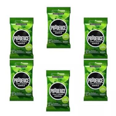 Imagem de Kit 18 Preservativos Cores E Sabores Hortelã Prudence
