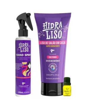 Imagem de Kit Hidraliso Alisante De Chuveiro 200ml + Protetor Capilar