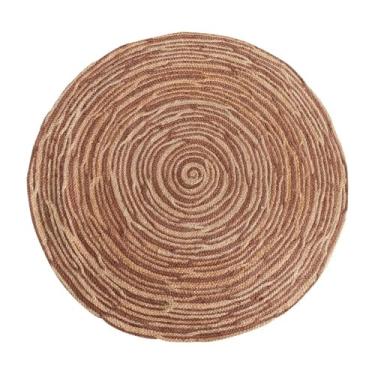 Imagem de HJZSZX Tapete para sala de estar, decoração para casa, tapete tradicional de tricô à mão, macio, redondo, resistente ao desgaste, durável, 1, diâmetro 50 cm