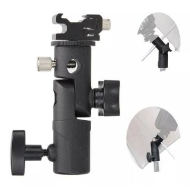 Imagem de Suporte Articulado P/ Flash Em Tripés Sombrinha Softbox Metálico Metal