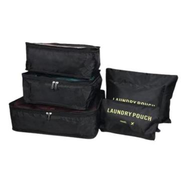 Imagem de Organizador Malas Bolsas de Viagem Kit Necessaire 6 Pçs - Seanite, Pre