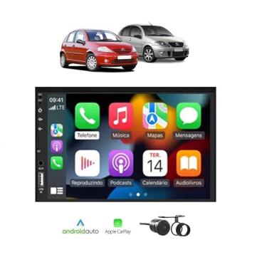 Imagem de Kit Multimídia Citroen C3 2003 / 2012 7 Pol CarPlay AndroidAuto - FirstOption 8100