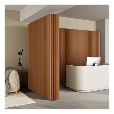 Imagem de Biombos e Divisórias Divisória De Ambiente Dobrável Portátil Com Tela De Privacidade Para Escritório Em Casa, Divisória De Ambiente Art Déco Moderna, Divisória De Parede Temporária Para Sala De Estar